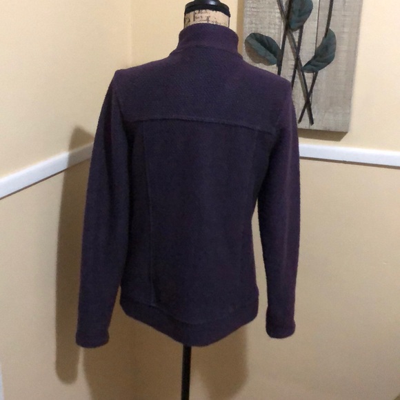 Size 10 Medium Plum zip up sweater - Picture 6 of 6